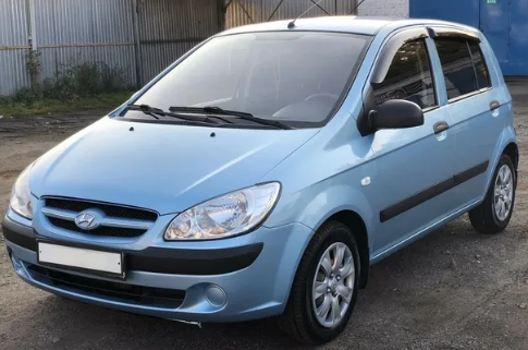 Дефлекторы окон (ветровики) Hyundai Getz Hb 5d 2002"EuroStandard" (Хюндай Гетс) Кобра Тюнинг